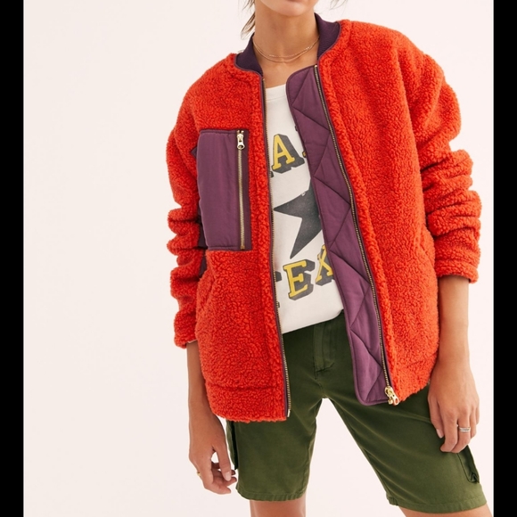 Free People Jackets & Blazers - Free People Rivington Sherpa Jacket